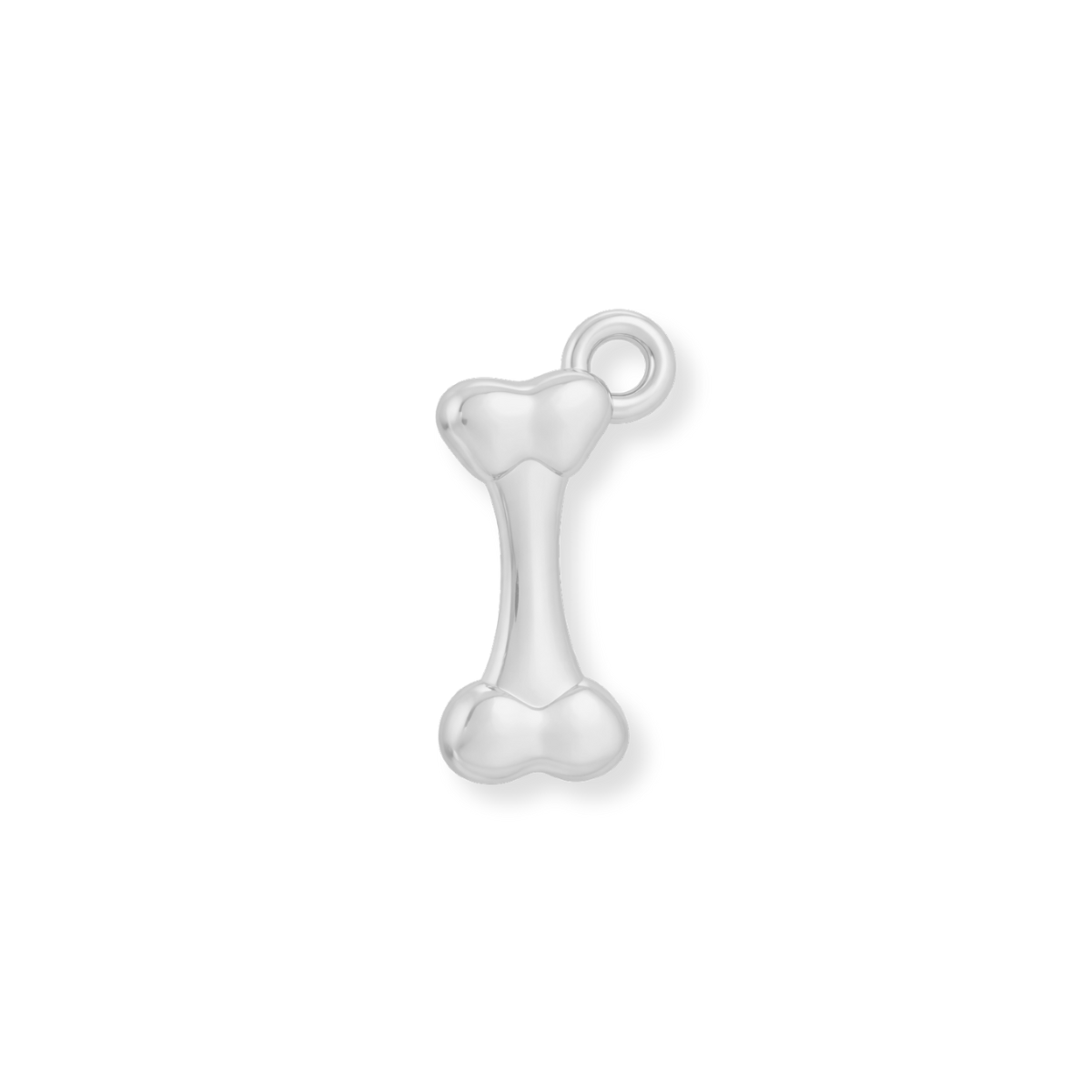 Silver Dog Bone Charm