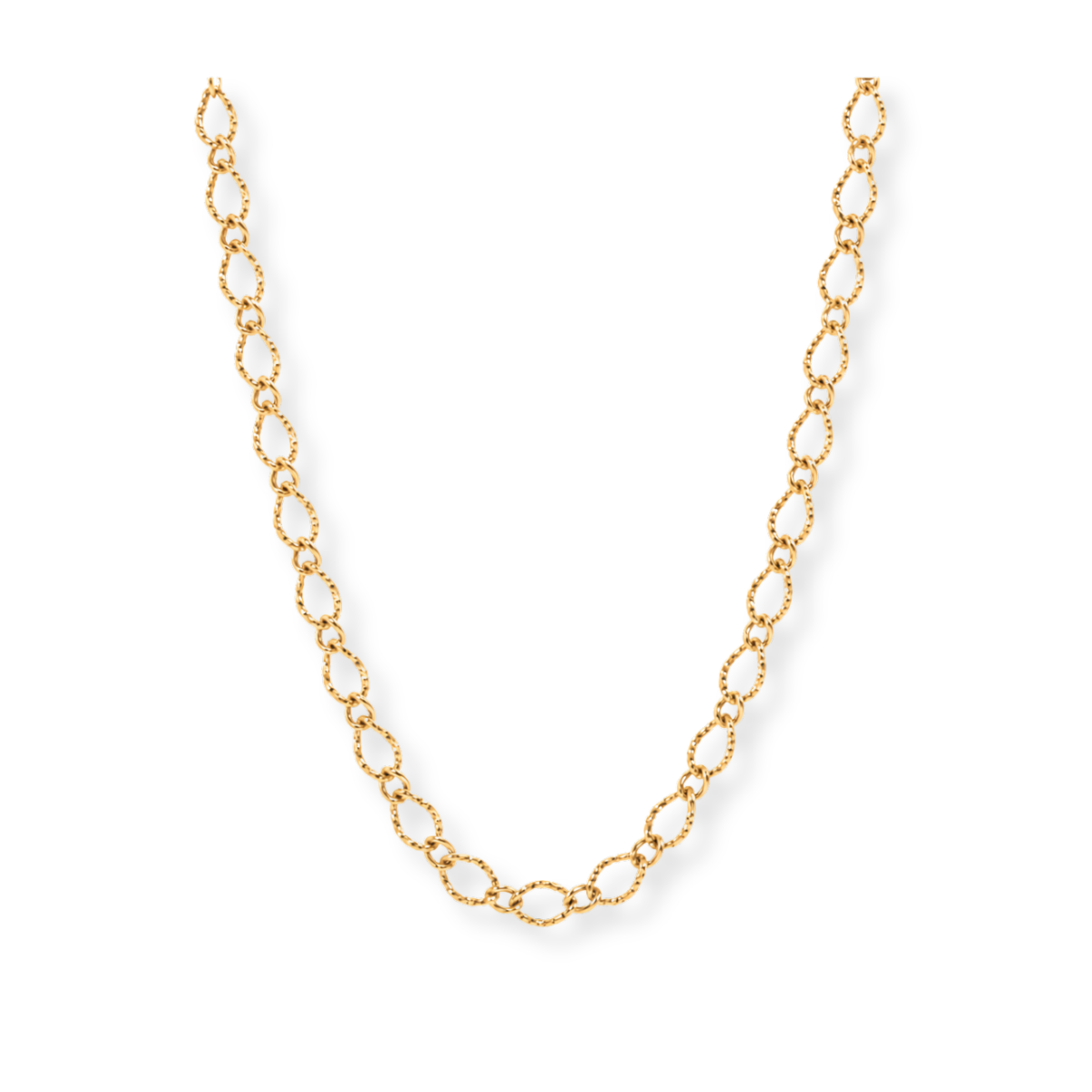 Hammered Oval Chain