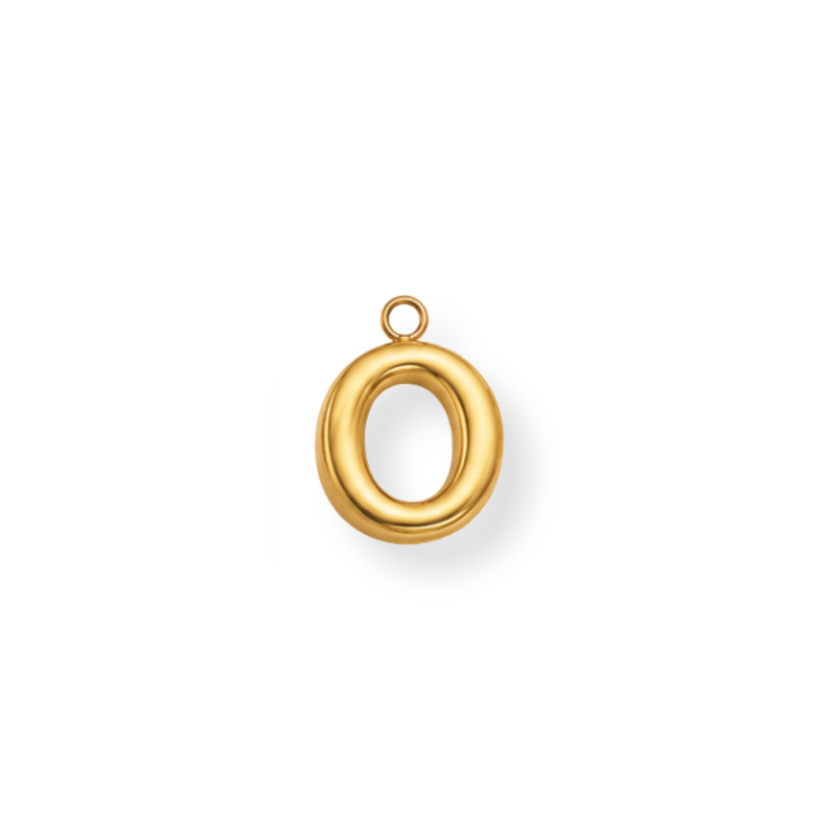 Large Letter O Charm