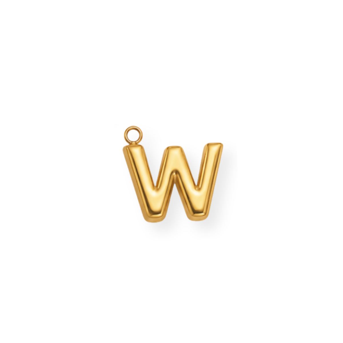 Large Letter W Charm