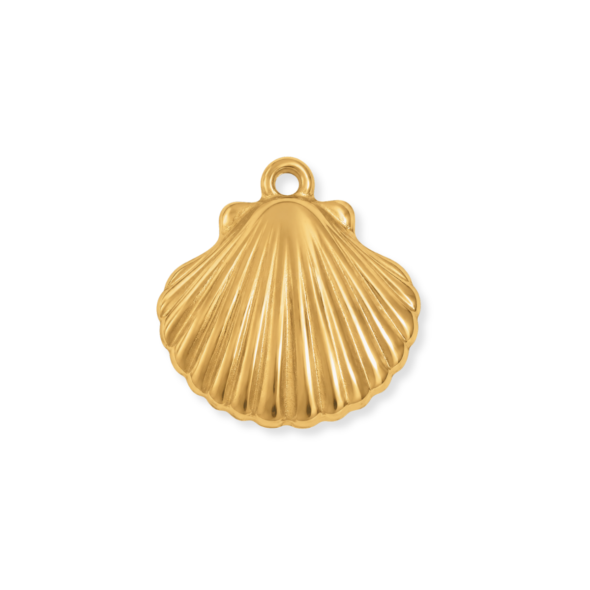 Large Scallop Shell Charm