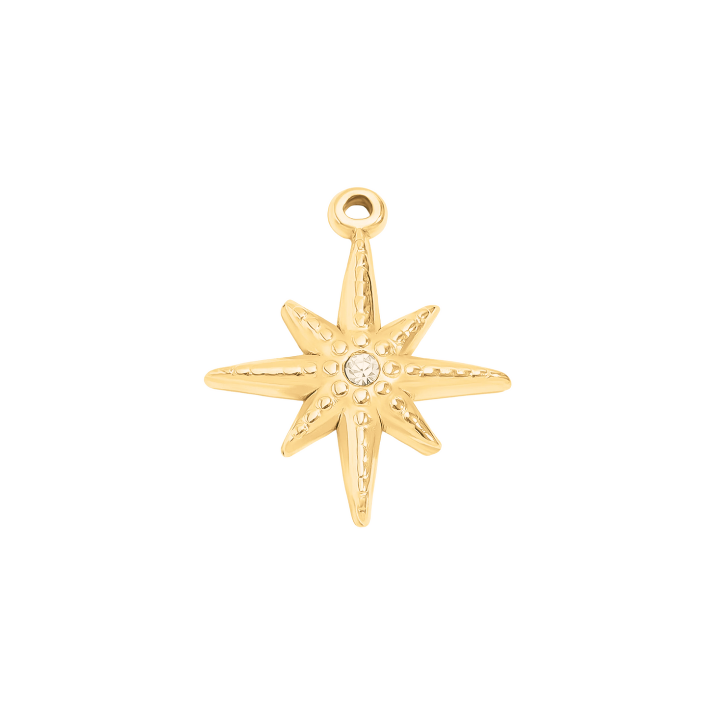 Compass Starburst Charm