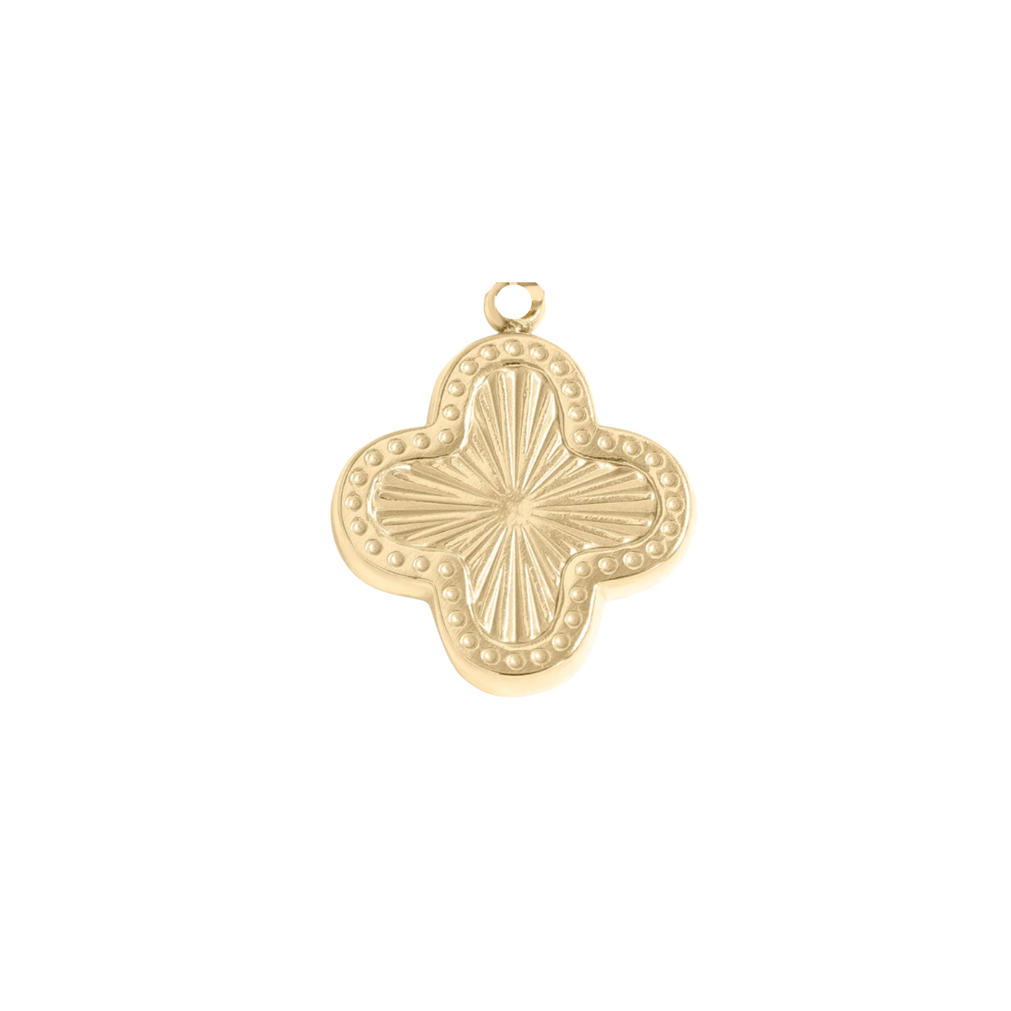 Sunburst Clover Charm