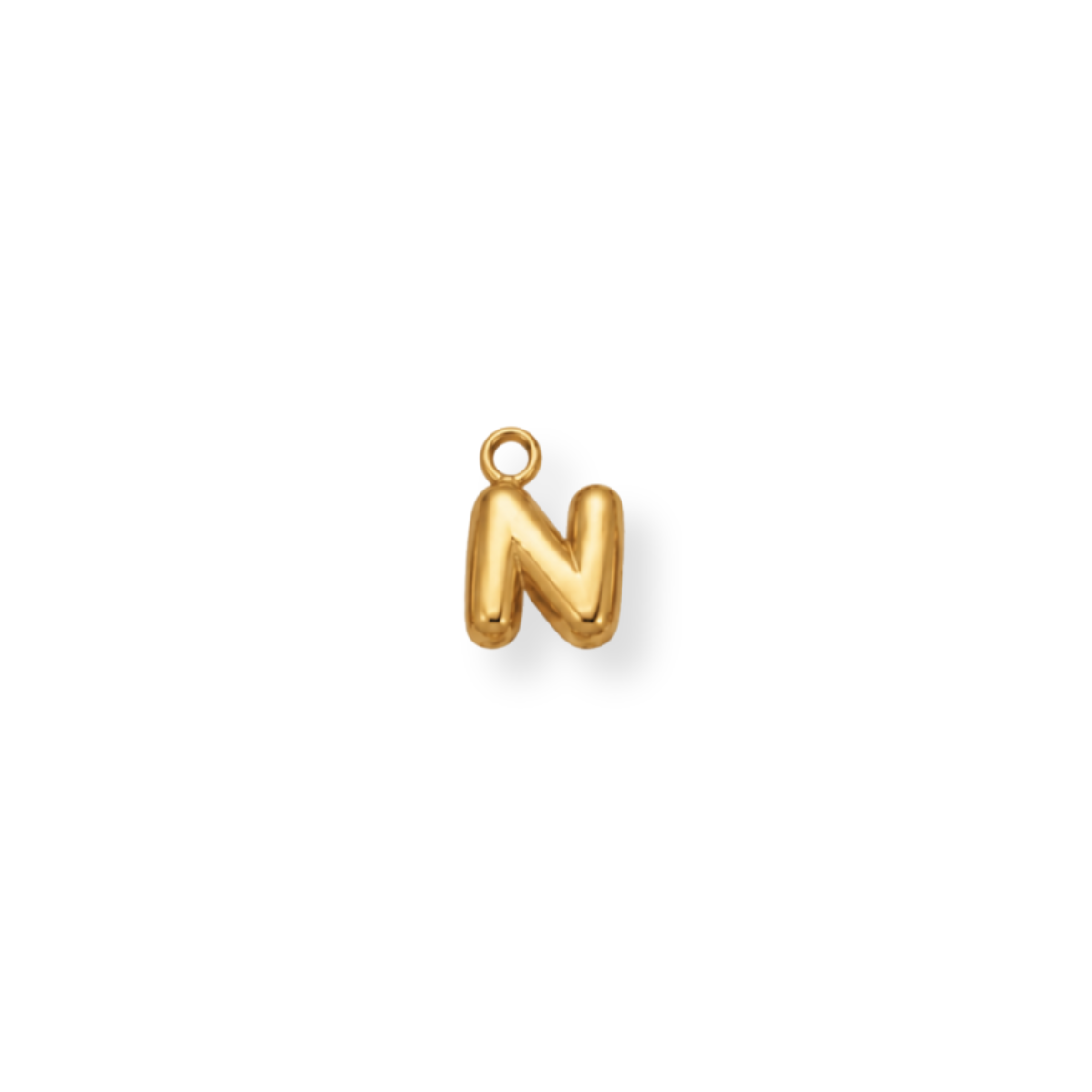 Small Letter N Charm