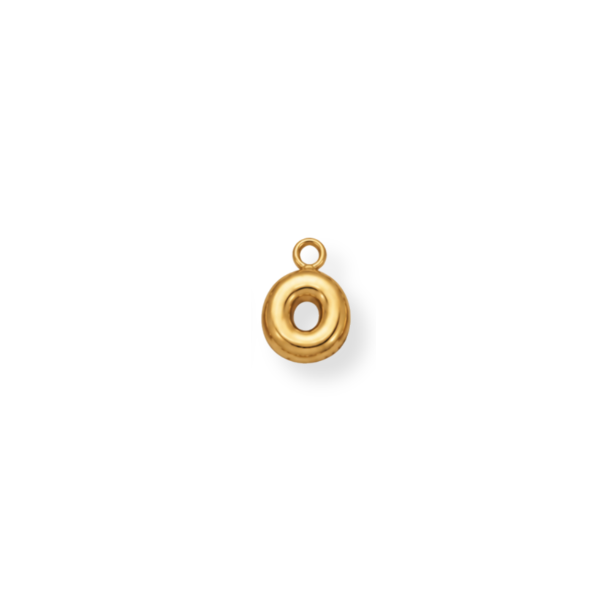 Small Letter O Charm