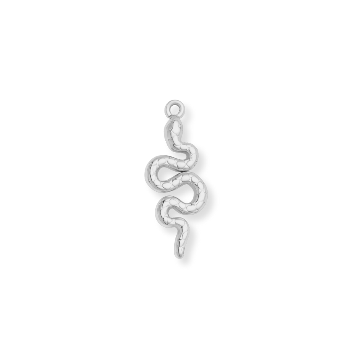 Silver Snake Charm