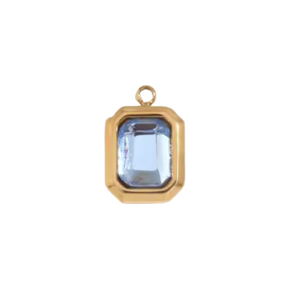 Large Birthstone Charm