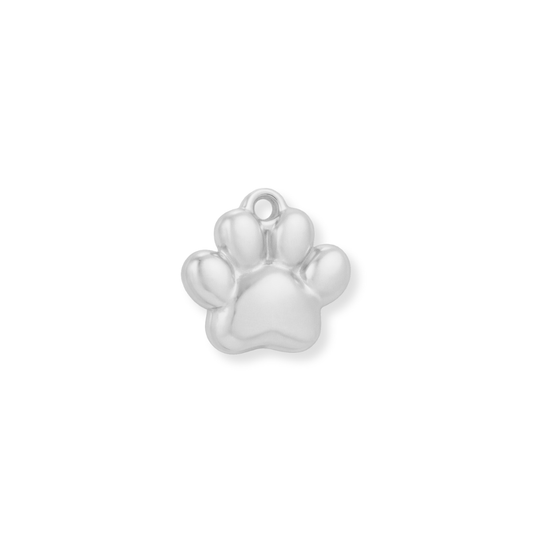 Silver Paw Print Charm