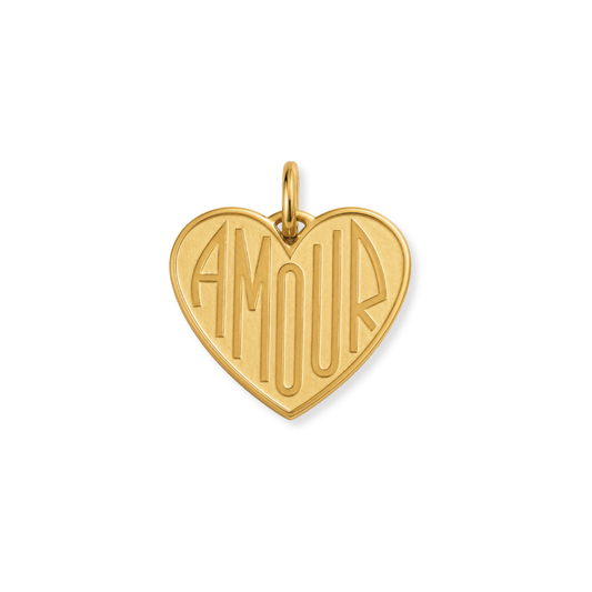 Amour Heart Charm