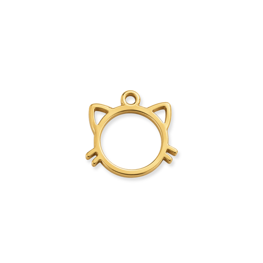 Cat Head Charm