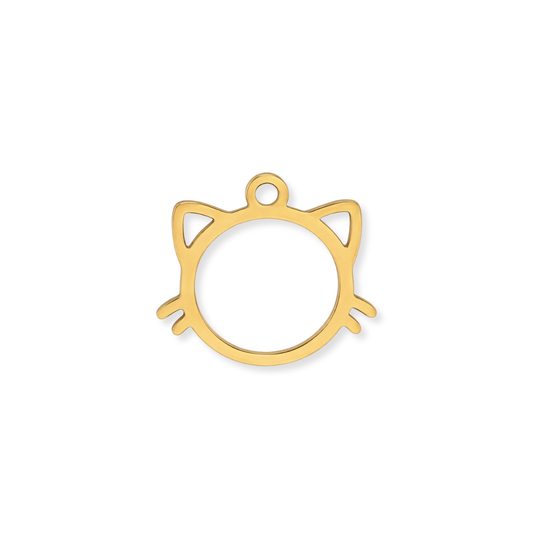 Cat Head Charm