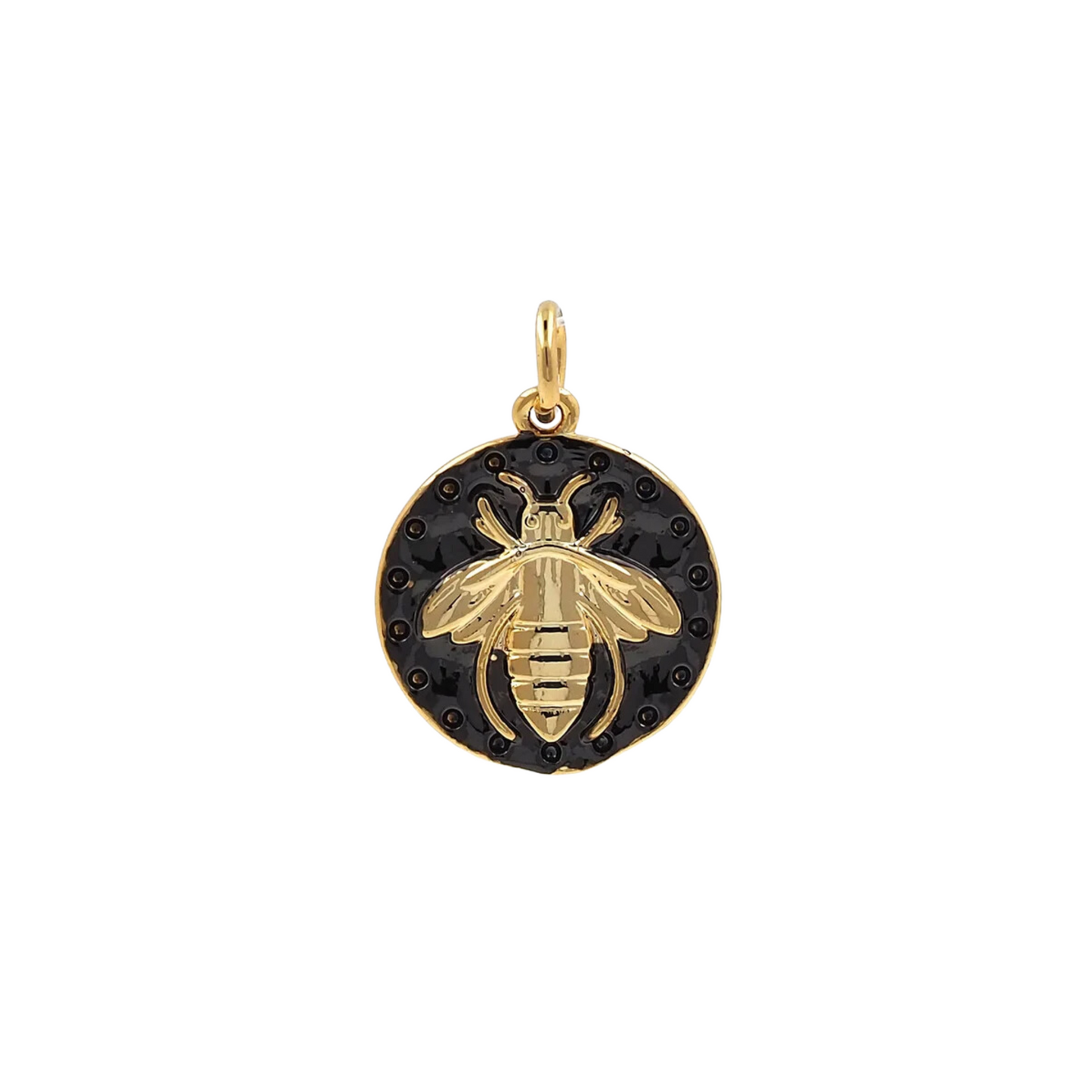 Black Bee Charm