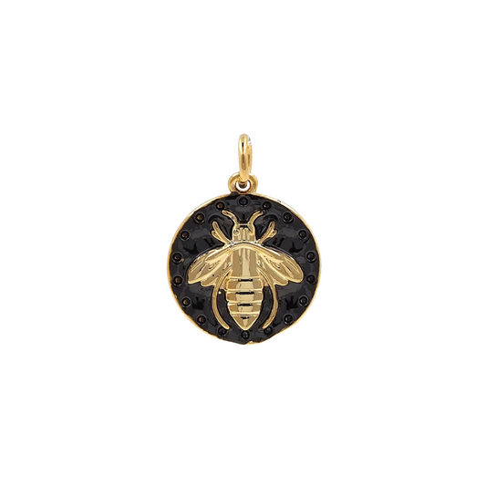 Black Bee Charm