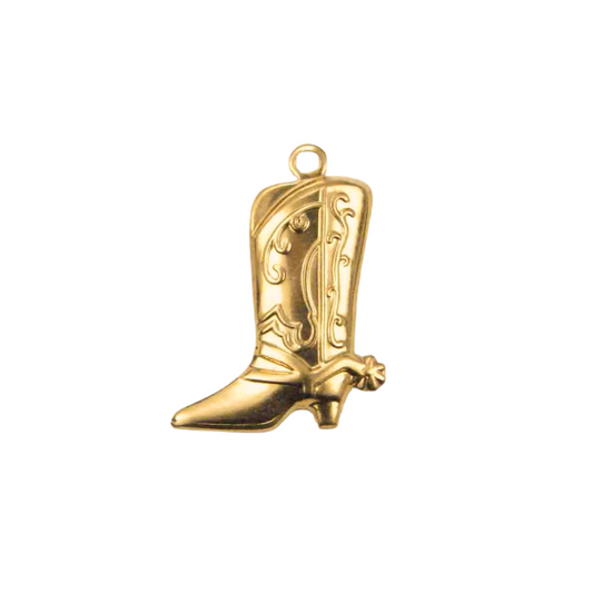 Western Cowboy Boot Charm