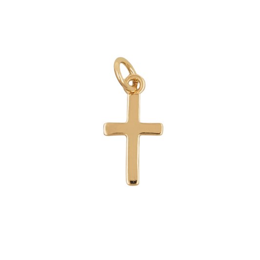 Gold Cross Charm