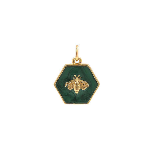 Green Bee Charm