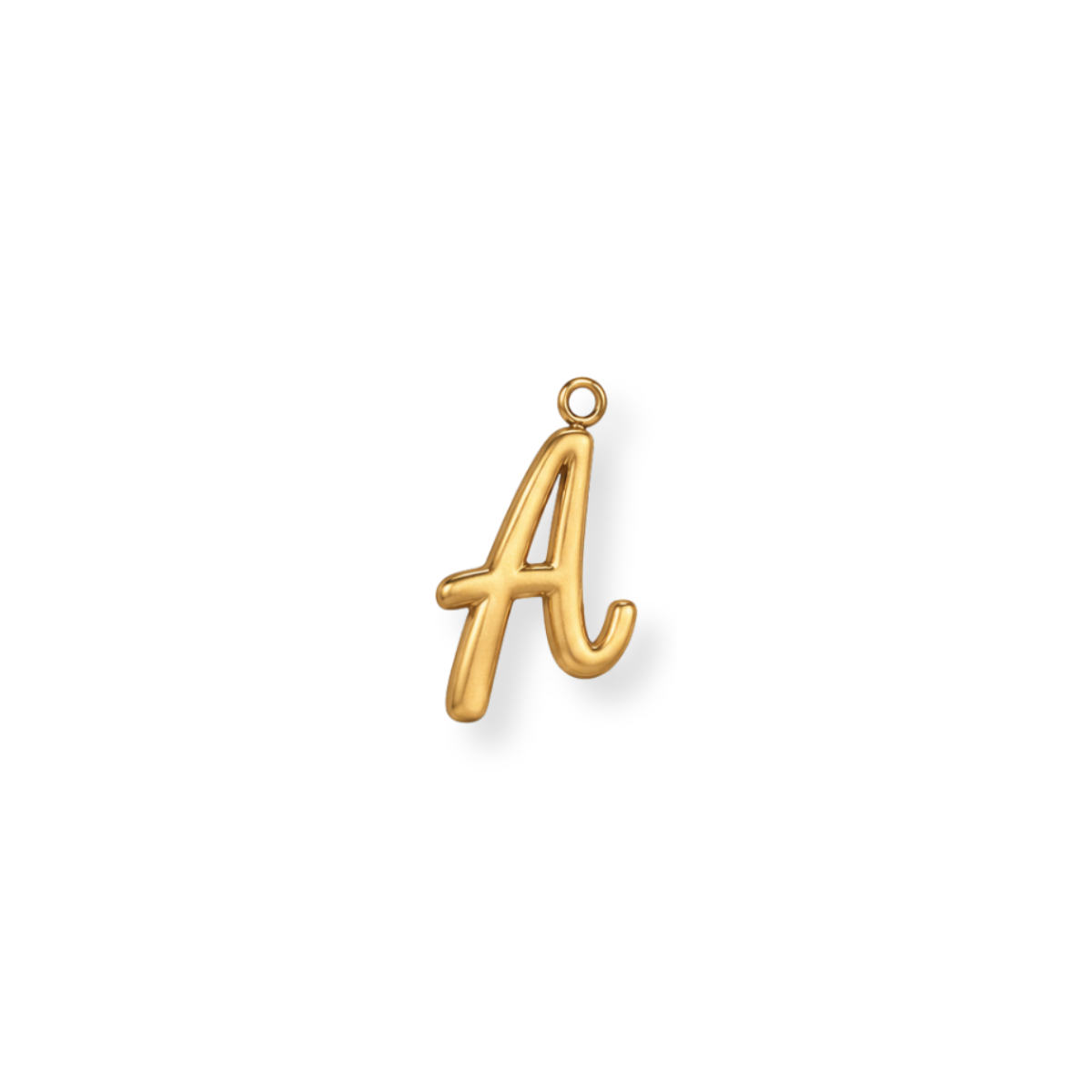 Cursive Letter A Charm