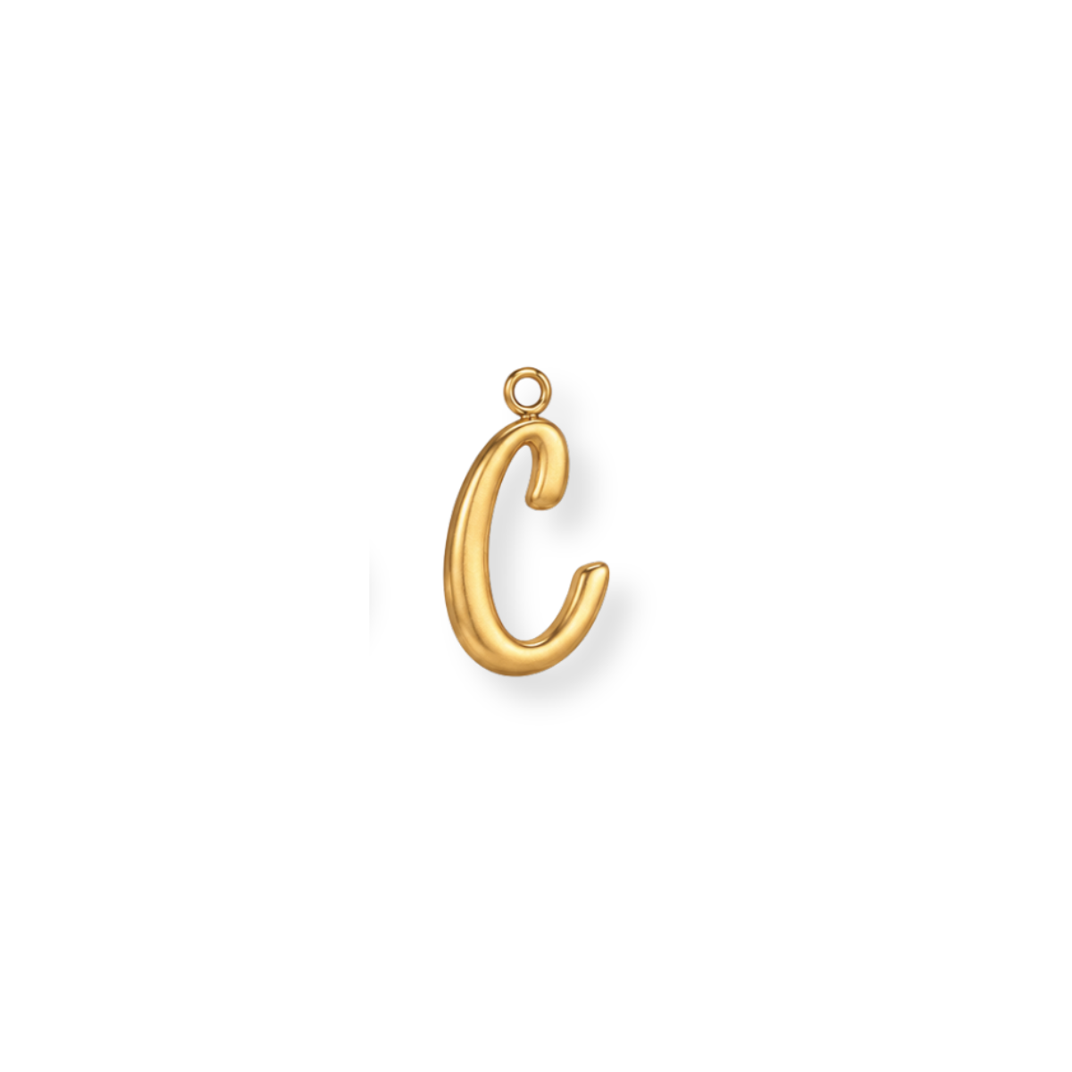 Cursive Letter C Charm