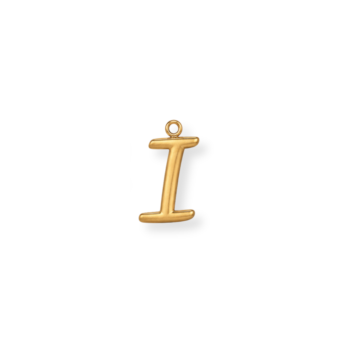 Cursive Letter I Charm