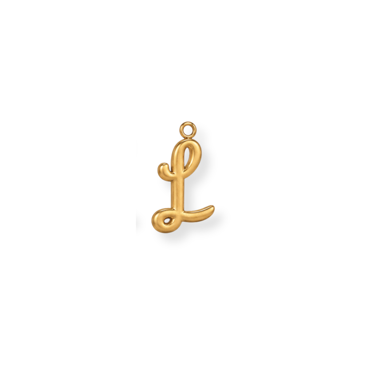 Cursive Letter L Charm