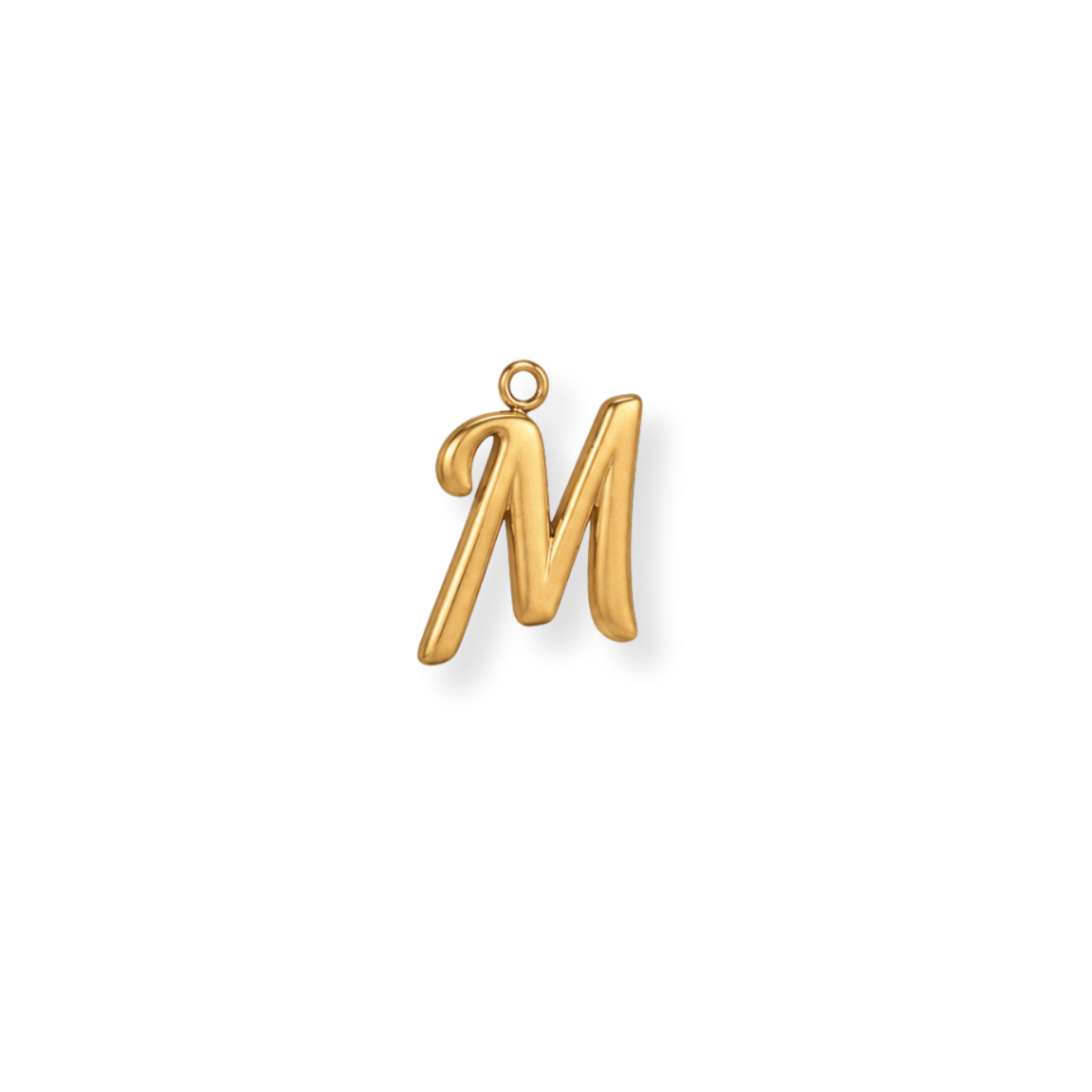 Cursive Letter M Charm