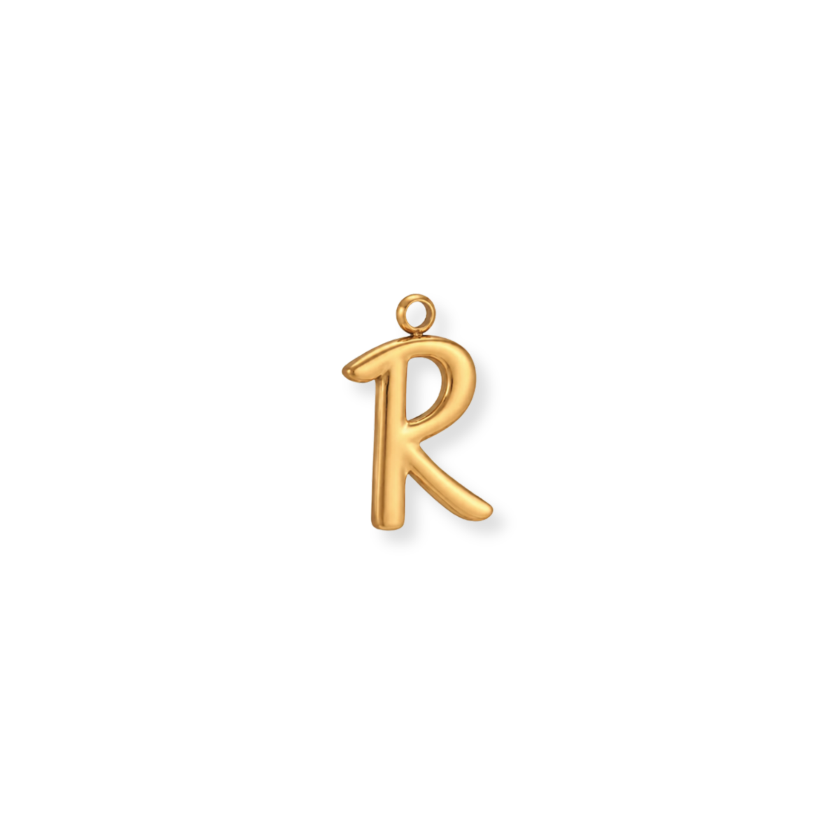 Cursive Letter R Charm
