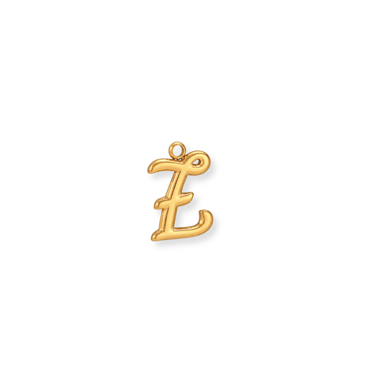 Cursive Letter Z Charm