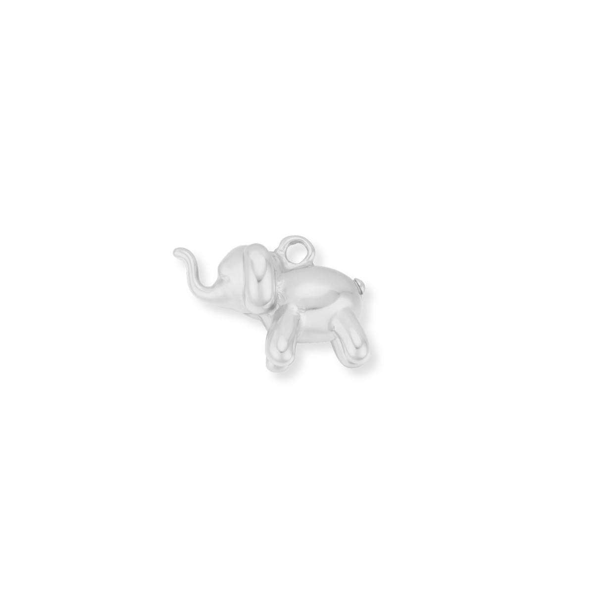 Silver Elephant Charm