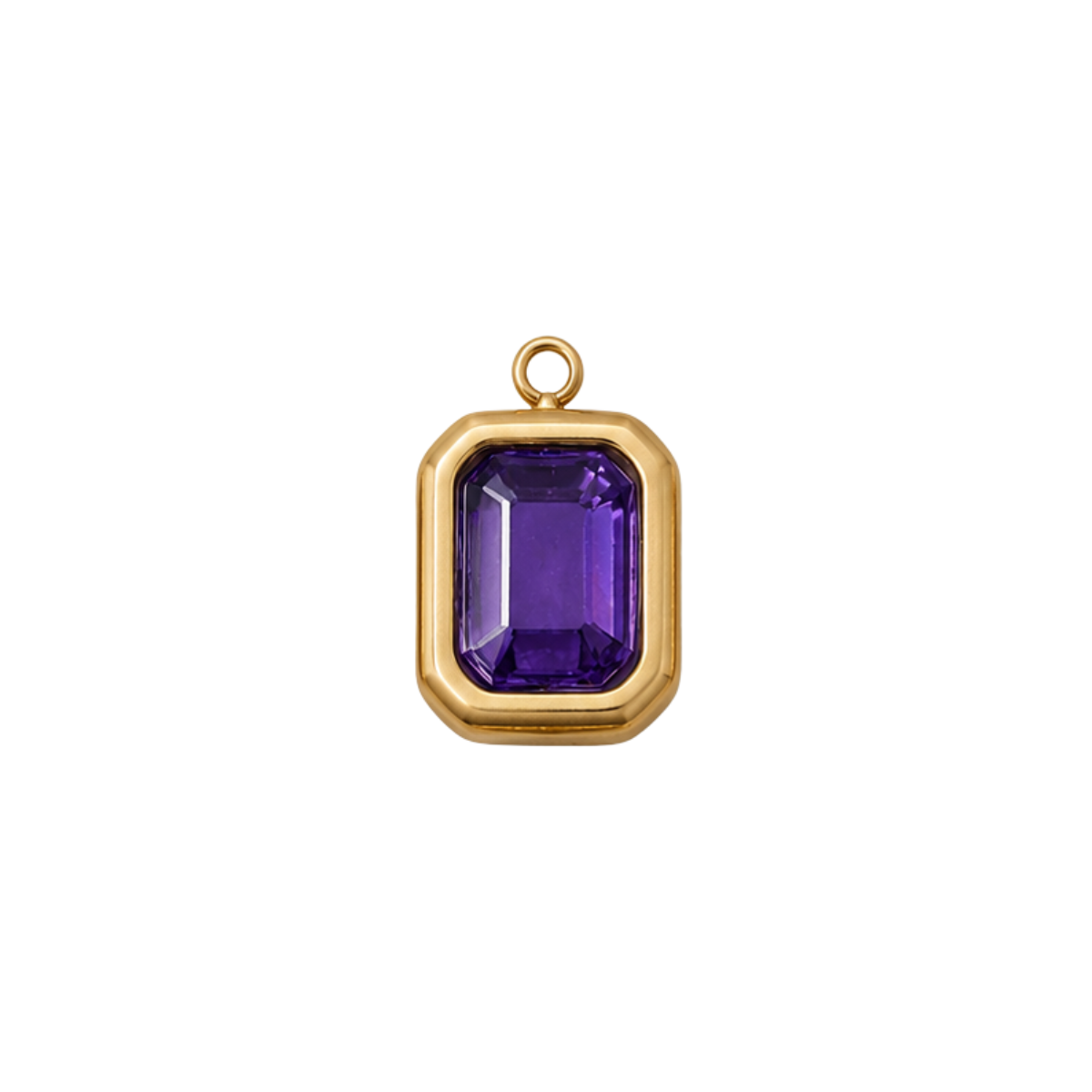 February Large Birthstone Charm