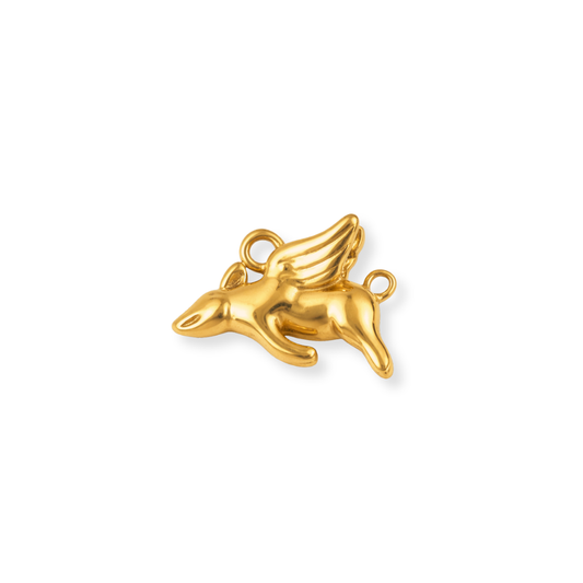 Flying Pig Charm