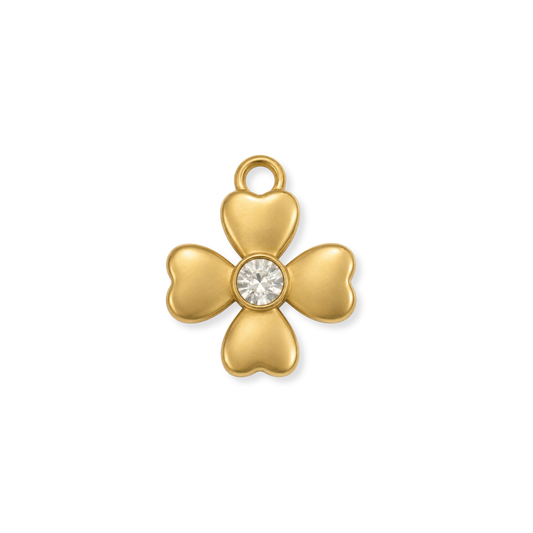Gem Clover Charm
