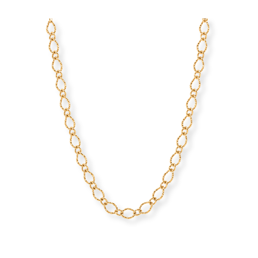 Hammered Oval Chain