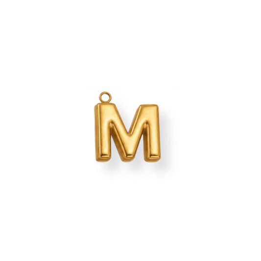 Large Letter M Charm
