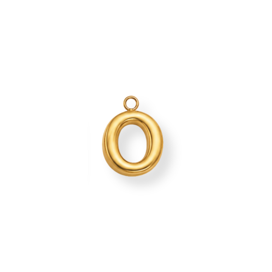 Large Letter O Charm