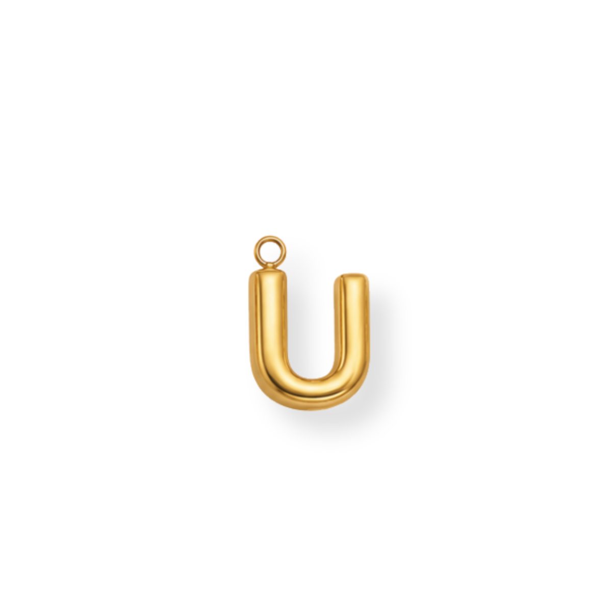 Large Letter U Charm
