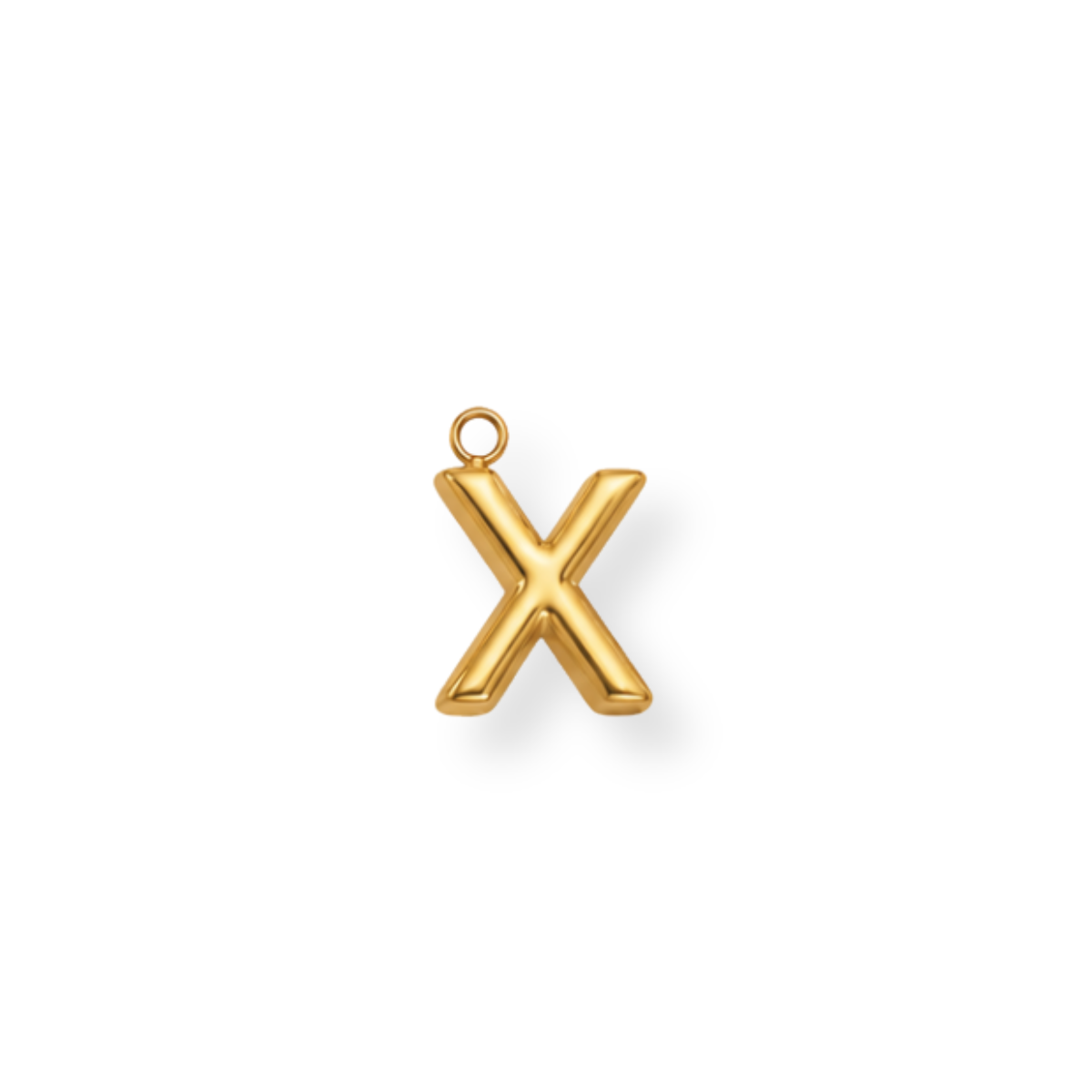 Large Letter X Charm
