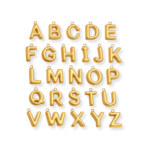 Large Letter Charm