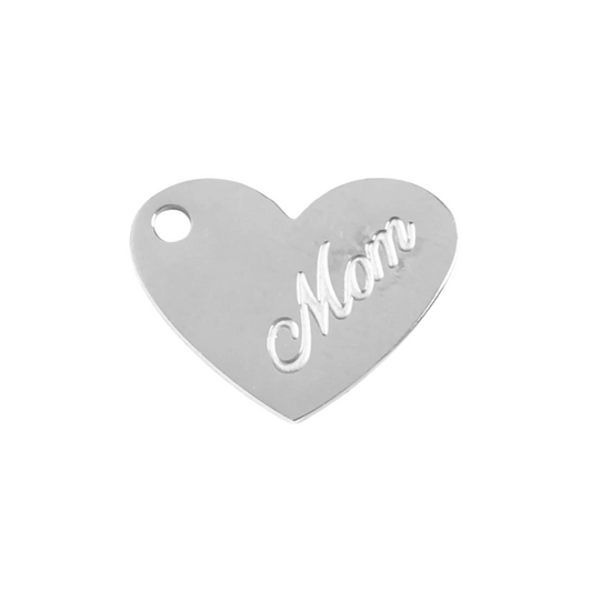 Silver Mom Charm
