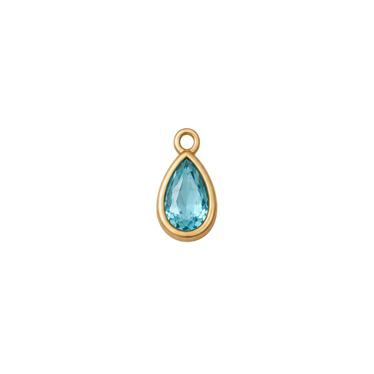 March Small Birthstone Charm