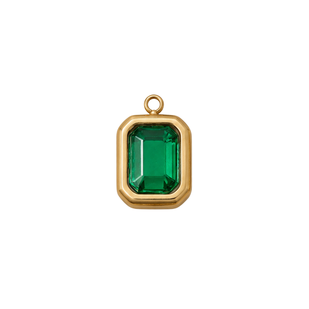 May Large Birthstone Charm
