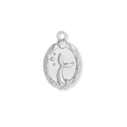 Silver Mermaid Tail Charm
