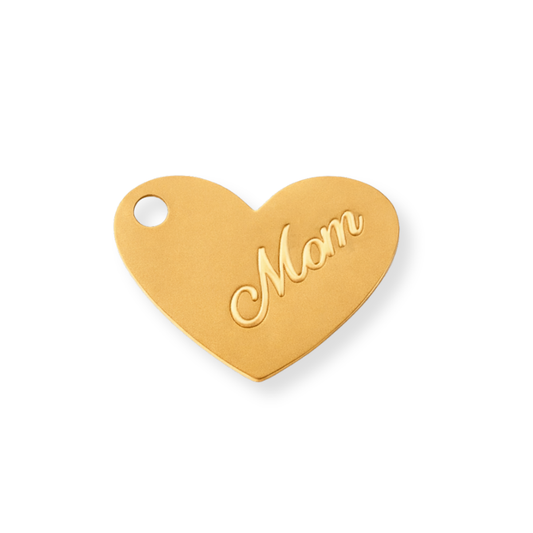 Mom Heart Charm