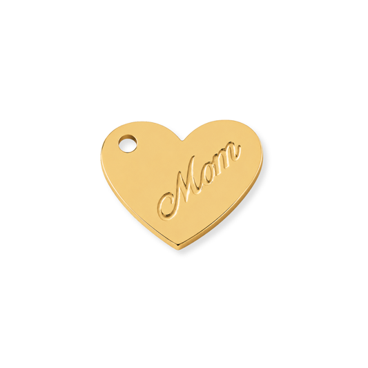 Mom Heart Charm