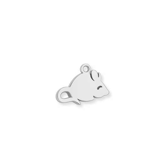 Silver Mouse Charm