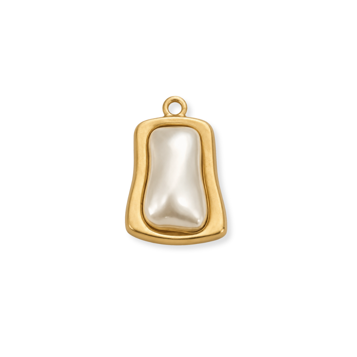 Pearl Bezel Charm