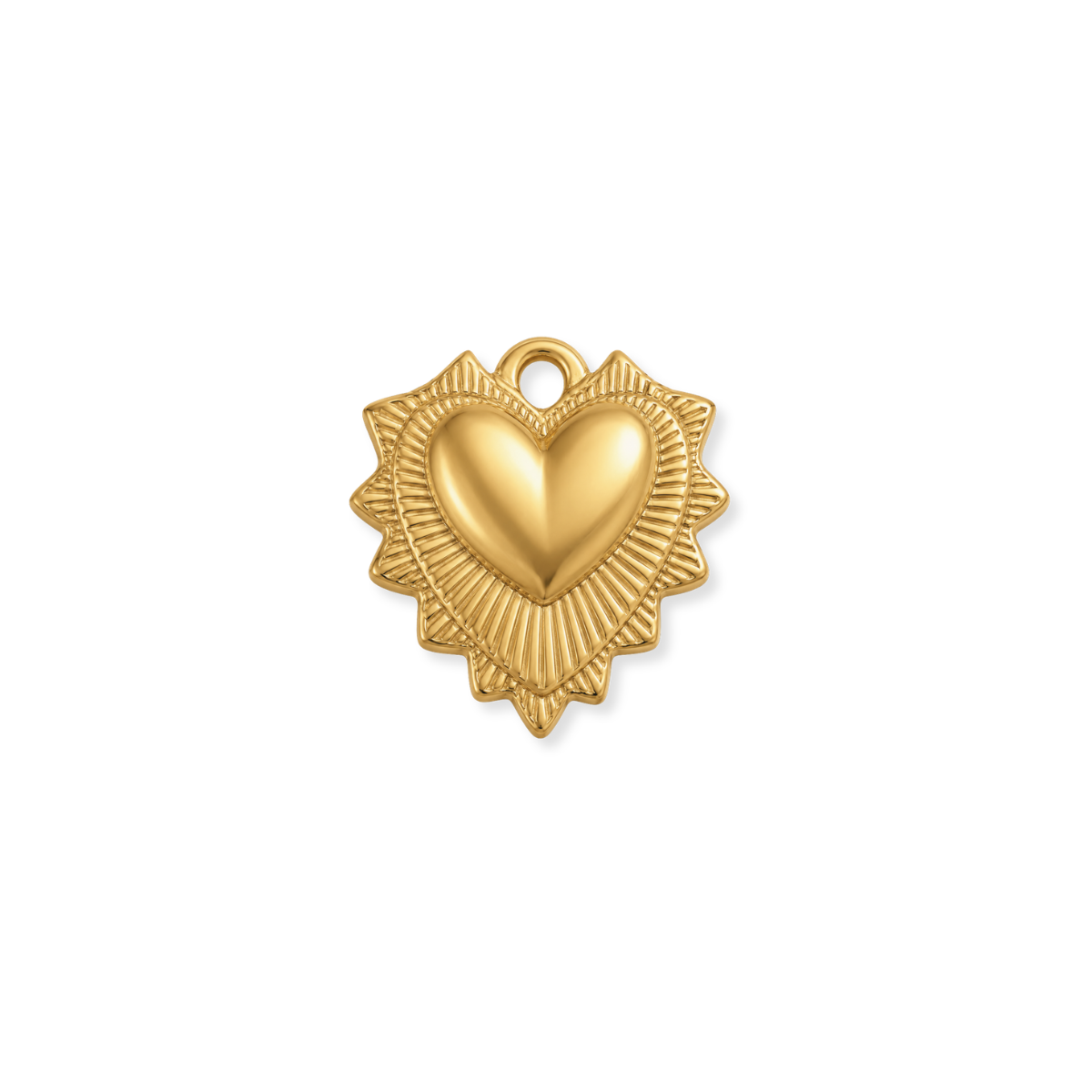 Radiant Heart Charm