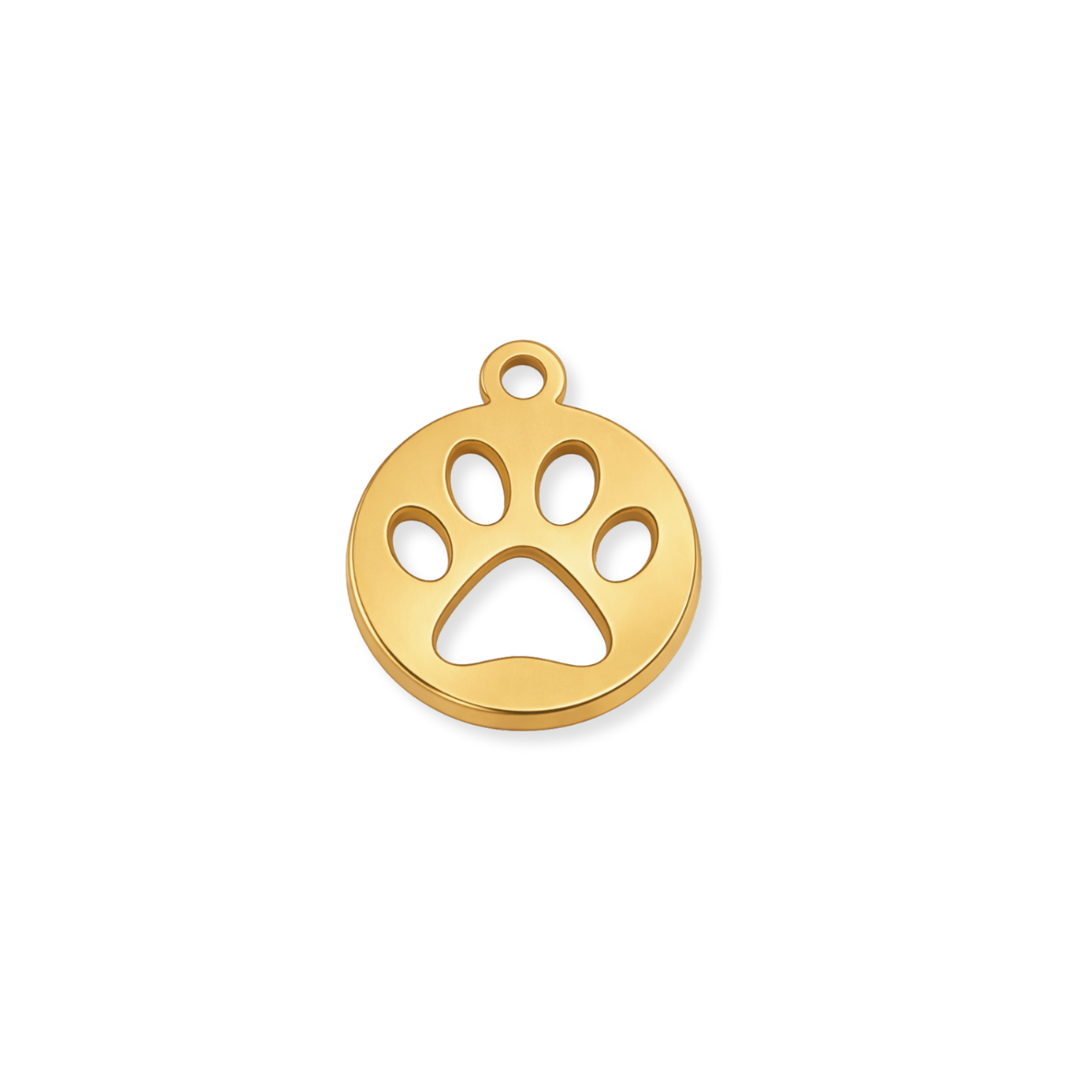 Round Paw Charm