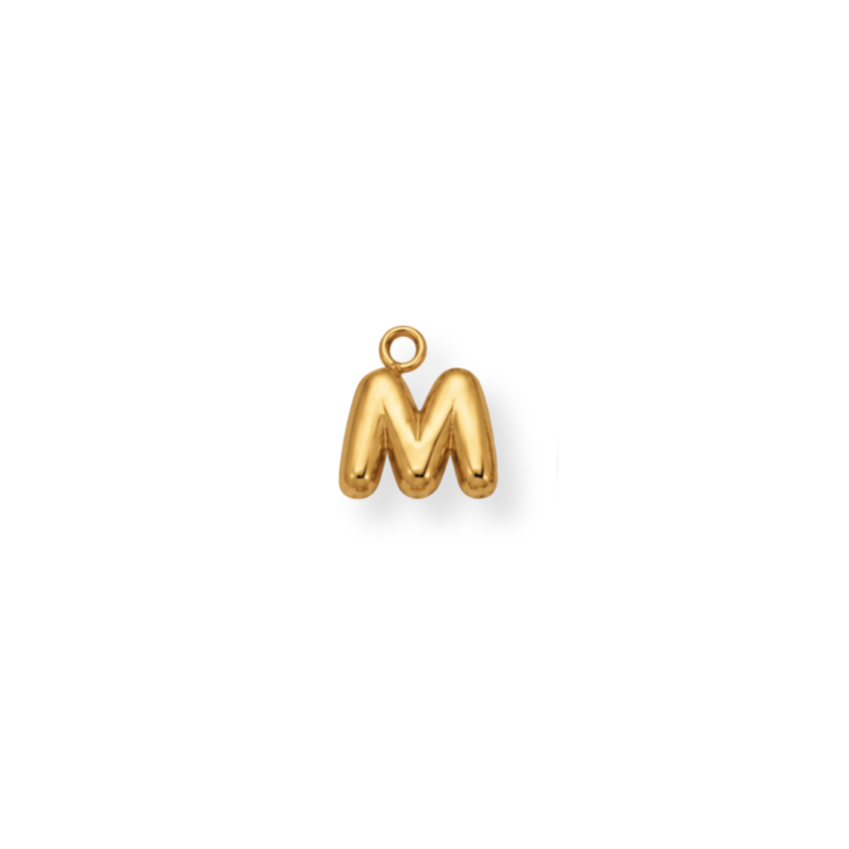 Small Letter M Charm