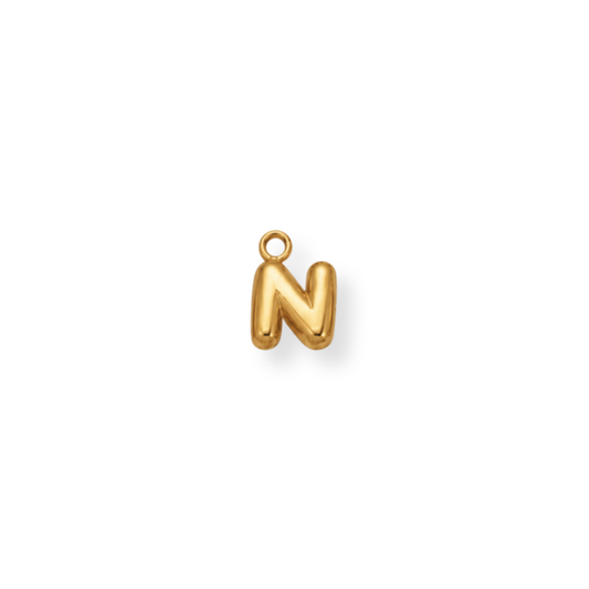 Small Letter N Charm