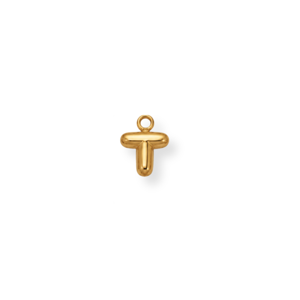 Small Letter T Charm